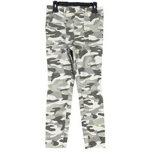 Jolt Camo Skinny Pant Size 7/28 Stretch Casual Military Grunge Punk‎ Skater